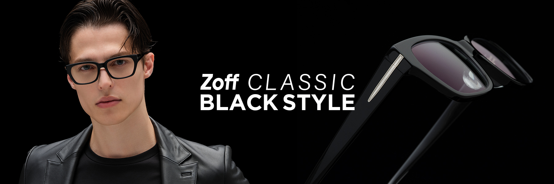 目元に色気を添える、大人の男性のためのコレクション 秋の新作「Zoff CLASSIC BLACK STYLE」