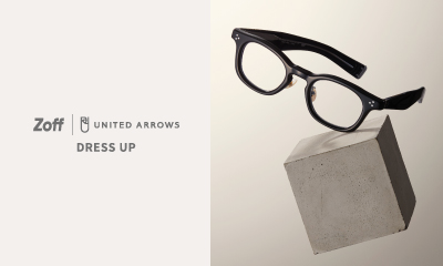 「Zoff｜UNITED ARROWS」から旬と個性を磨いた新作メガネフレームが登場。貝殻のシェルパットや微細な彫金加工入りの上質なデザイン