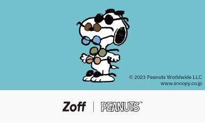 『Zoff | PEANUTS』コラボサングラスがカレッジ＆サーフテイストで新発売！サングラスをかけて変装したスヌーピー「JOE COOL」が再び登場