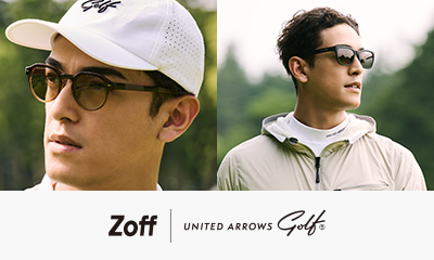 「Zoff」×「UNITED ARROWS GOLF」初のコラボレーションはサングラス