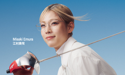 フェンシング日本代表選手 江村美咲がメガネブランド「Zoff」ブランドアンバサダーに就任