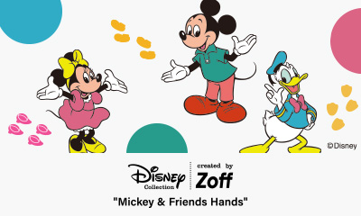 Disney Collection created by Zoff “Mickey & Friends Hands”