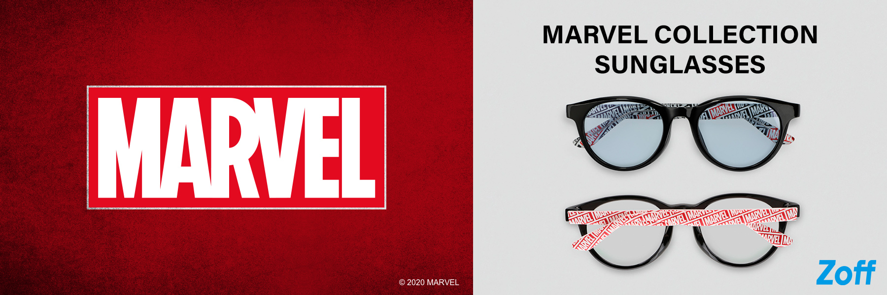 ZoffよりMARVEL COLLECTIONのオリジナルメガネケースとオンラインストア限定サングラスが発売！