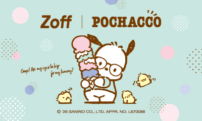 アイウェアコレクション「Zoff｜POCHACCO」