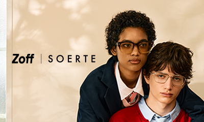 メガネブランド「Zoff」とアパレルブランド「SOERTE」とのコラボレーション「Zoff｜SOERTE」が発売決定
